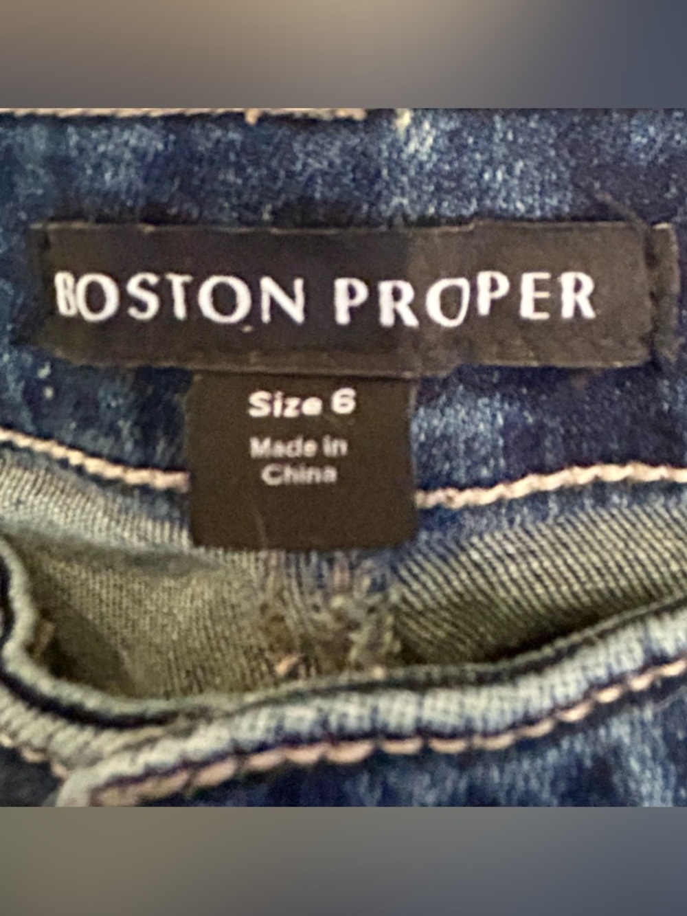 Boston Proper High Rise Skinny Jean - Picture 7 of 7